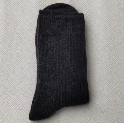 3 Pack Men 100%Merino Wool Crew Socks Thicken Dress Solid Thermal Boot Winter - Image 1 of 4