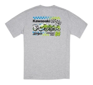 New Kawasaki Ninja Legendary 1984 T-Shirt, Gray, Medium - Picture 1 of 2