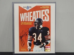 Walter Payton Signed Autographed 8x10 WHEATIES Cereal BOX Photo With COA  - Picture 1 of 2