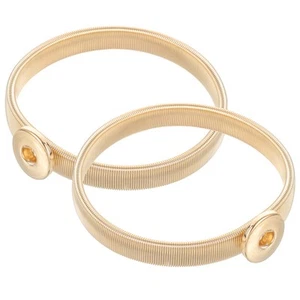 2 Piezas Brazalete de Primavera Manga Elástica Puño Hombre Antideslizante Camisa Soportes Hombres - Imagen 1 de 12