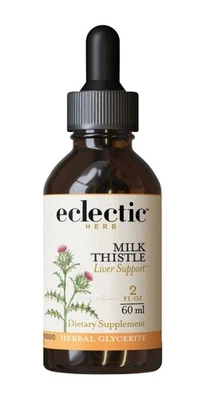 Eclectic Milk Thistle G,橙色,2 液体盎司 — 第 1/4 张图片