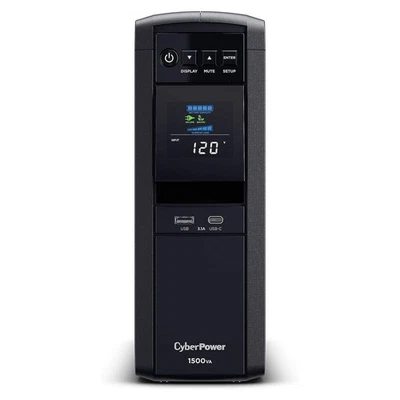 UPS CyberPower CP1500PFCLCD-R 1500 VA/1000W PFC onda senoidal certificada recondicionada - Imagem 1 de 4