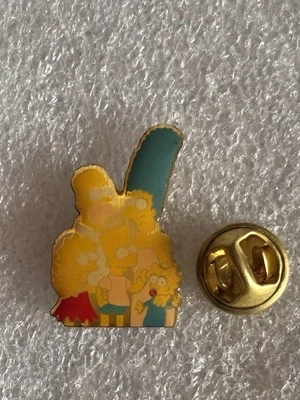 pin's famille the simpson Homer Marge Bart Lisa Maggie family tv dessin animé 90 - Photo 1/4