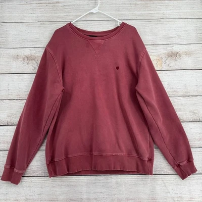 Brixton Crewneck Sweatshirt Mens Large Red Stretch Crewneck - Image 1 of 4