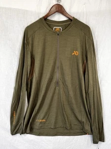 First Lite Men XL Wilkin Half Zip Shirt Aerowool Merino Wool Hunting Base Layer - Picture 1 of 24