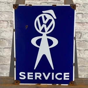 VOLKSWAGEN Enamel Sign 15.7x11.8" (40x30cm) Nice Car Garage Service Vintage Sign - Picture 1 of 16