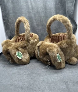 The Bearington Collection Easter Brown Buddy Bunny Cestas X2 - Imagen 1 de 11
