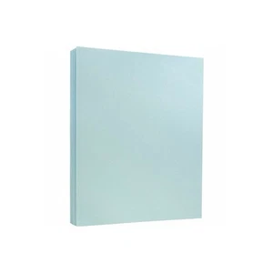 JAM PAPER 8.5" x 11" Vellum Bristol Cardstock 110lb Blue 100/pack (216916789G) - Picture 1 of 1