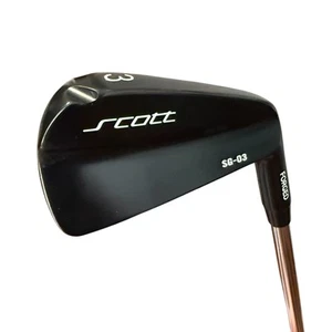 Scott Golf Forjado SG-03 Negro Satinado Individual 3 Hierro 39.5” DG S300 Eje de Acero Derecha - Imagen 1 de 6