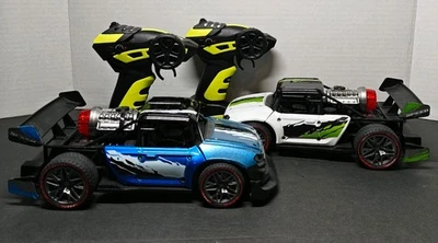 Golden Wheel Die Casting Remote Control Max Speed Drift Cars Set Of 2 Works!! - Image 1 of 4