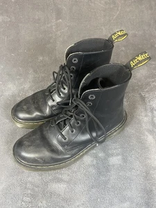 Botas de Combate Dr. Martens Luana para Mujer 8 Negras AW004 AirWair Cuero Con Cordones - Imagen 1 de 7