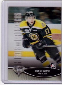 RYAN KUJAWINSKI 12/13 ITG H&P Class of 2013 3D Rookie RC #154 SP 3-D Draft
