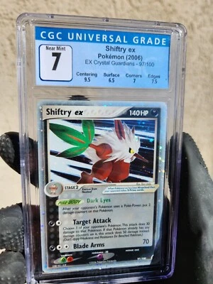 2006 Pokemon EX Crystal Guardians Shiftry ex #97 Holo CGC 7 Near Mint like PSA - Image 1 of 4