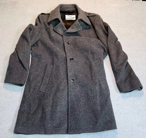 Whaling Mfg Company Wool Pea Coat 44L Made in USA 80% Wool - Picture 1 of 10