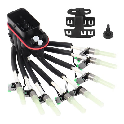 Fuel Injector 8 Cylinder Spider With Bracket For GMC Chevy Pickup Truck FJ504 - Image 1 of 4