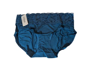 Soma Intimates Women's Blue Small Embraceable Signature Lace Hipster New W Tags - Picture 1 of 9
