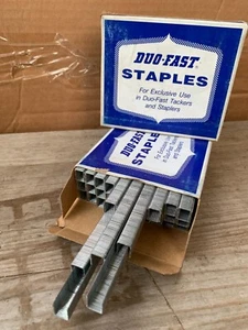 Duo Fast 3114-C 2 Box 20000 Pc 7/16" Staples Paper Tacking Padding Tacker New - Picture 1 of 8