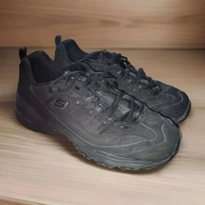 斯凯奇女式 10 码美国 D'Lites 运动鞋风格 11949W BBK — 第 1/4 张图片