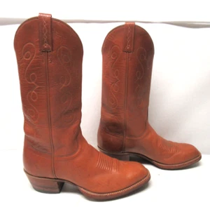 Boots Men's Leather Western/Cowboy El Dorado Size 8EE Excellent Condition!! - Picture 1 of 14