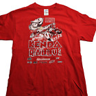 Motocross Shirt Men's Size medium Red - Kendra Rally Motorcycle Dirtbike VGC