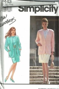 Simplicity Sewing Pattern 7443 Blouse Skirt Jacket Misses Size 14-22 - Picture 1 of 2