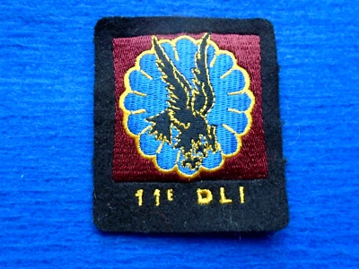 LEGIÓN EXTRANJERA FRANCESA 11º Ejército Francés Luz Intervención Div (para) INSIGNIA - Imagen 1 de 2