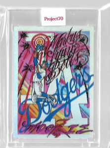 Topps Project 70 Card 818 - Mookie Betts by JK5 FOIL 42/70 BENEFITS MYOSITIS ASC