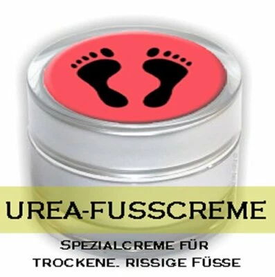 BAHNHOF-APOTHEKE UREA Fußcreme - 50 ml - (Schrunden - Hornhautcreme) Apotheker Hof`s Herstellung