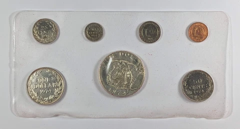 1974 Republic Of Liberia Proof Set Cover