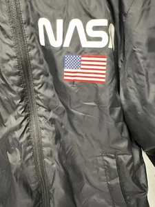 H&M NASA Lightweight Jacket Boys Size Large Detachable Hood - Picture 1 of 11