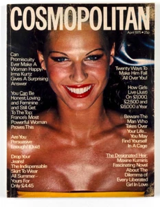 Gunilla Bergstrom GEORGE SEGAL Eric Boman COSMOPOLITAN April 1975 Norman Eales - Picture 1 of 1