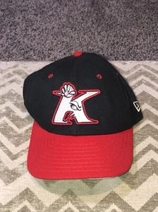 VINTAGE NEW ERA KANNAPOLIS INTIMIDATORS HERGESTELLT IN DEN USA MINOR LEAGUE DRUCKKNOPFLASCHE MÜTZE - Bild 1 von 5