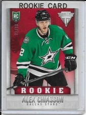 2013-14 Panini Titanium Alex Chiasson Retail Red Rookie # 215 #d/99