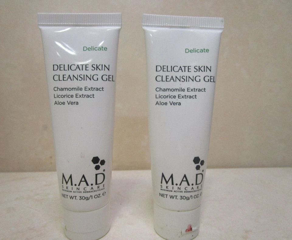 M.A.D. Skincare Delicate Skin Cleansing Gel 1 oz  ( lot of 2) - Image 1 of 1