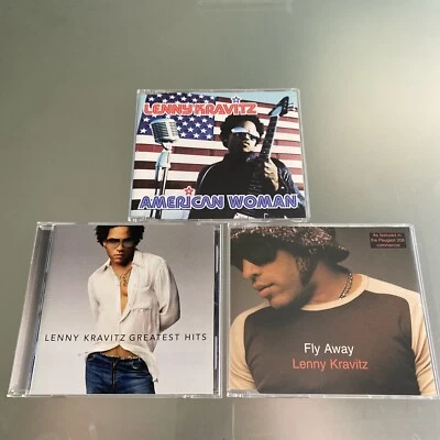 Lenny Kravitz 3 💿 LOT– IMPORTS American Woman & Fly Away plus Greatest Hits Foto 1 de 4