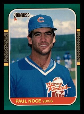 Paul Noce 1987 Donruss The Rookies #51 Chicago Cubs NM-MINT - Image 1 of 2