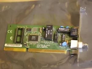MPX EN5025A NETWORK CARD ISA 16 bit AT LAN NIC AUI ethernet rj45 - Picture 1 of 4