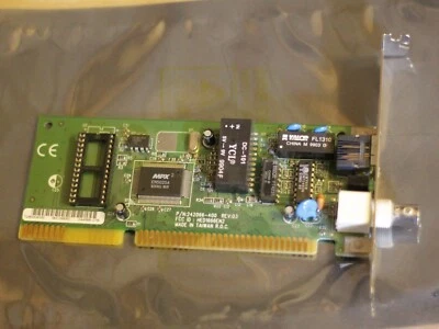 MPX EN5025A NETWORK  CARD ISA 16 bit AT LAN NIC AUI ethernet rj45 - Image 1 of 4
