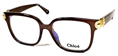 CHLOÉ CE2732 210 NOS Italy Translucent Beige/Gold Eyeglasses Frame 53-17-140 - Image 1 of 4