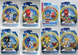 Sonic the Hedgehog 4 & 5 Inch Figure Sonic Knuckles Tails Super Shadow Eggman - Picture 1 of 171