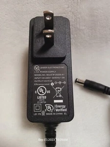 Adattatore alimentatore da parete CA 12V 2A originale LEI MU24-B120200-A1 OEM - Foto 1 di 3