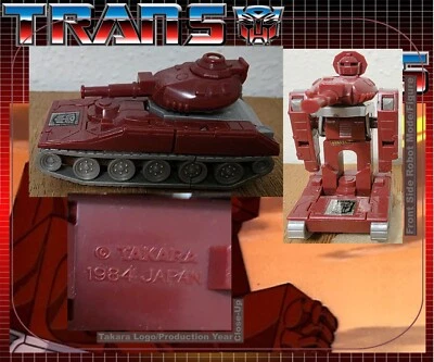 Warpath Transformer 1984 Figure G1 Minibot Hasbro Takara Original Mini Tank - Image 1 of 4