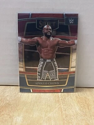 2022 Panini Select WWE - Concourse RED & BLUE - #43 APOLLO CREWS - Image 1 of 2