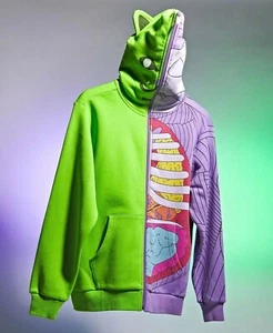 RIPNDIP Alien anatomy full zip hoodie (neon/purple) size Large - Picture 1 of 1