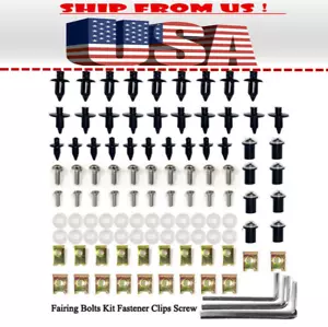 Fairing Bolt Kit body screws Clips For YAMAHA FJR1300 2001-2005 US - Picture 1 of 8