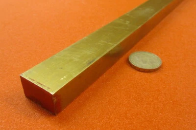 Barra plana de latón 360 5/8" de grosor x 1,00" de ancho x 60,0" de largo Foto 1 de 4