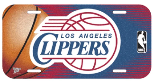 Los Angeles Clippers License Plate Car Truck SUV Van Tag NBA Pro Basketball - Image 1 of 1
