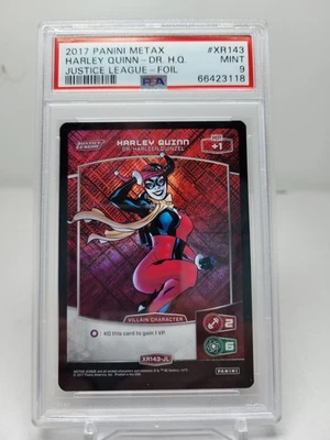 Harley Quinn 2017 Metax Justice League DC XR143-JL Rare TCG Foil PSA 9 - Image 1 of 2