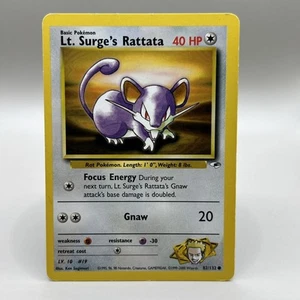 Pokémon Lt. Surge's Rattata 82/132 - Gym Heroes - Bild 1 von 2