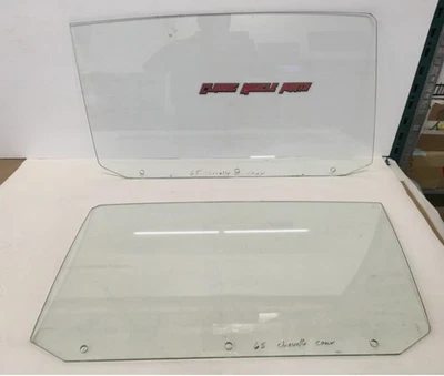 65 Chevelle Malibu GTO 442 Par de Vidro Conversível para Janela de Porta - Imagem 1 de 3